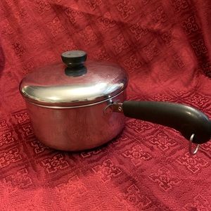 Vintage Revere Ware Stainless Steel 2 Qt. Sauce Pan & Lid Pristine UsedCondition
